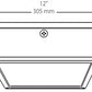 RAB VANLED40FMS 40W LED Canopy Light with 120V Mini Sensor, 5000K (Cool), 4364 Lumens, 75 CRI, Flat Lens, Standard Operation, Not DLC Listed, Bronze Finish