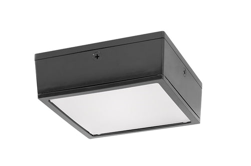 RAB VANLED65NFMS 65W LED Canopy Light with 120V Mini Sensor, 4000K (Neutral), 6129 Lumens, 74 CRI, Flat Lens, Standard Operation, DLC Listed, Bronze Finish