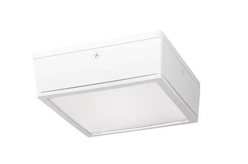 RAB VANLED65NFMSW 65W LED Canopy Light with 120V Mini Sensor, 4000K (Neutral), 6129 Lumens, 74 CRI, Flat Lens, Standard Operation, DLC Listed, White Finish