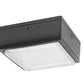RAB VANLED75N/480/D10 75W LED Canopy Light, 4000K (Neutral), 6971 Lumens, 75 CRI, 480V, Drop Lens, Dimmable Operation, No DLC, Bronze Finish