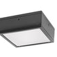 RAB VANLED75YF/480 75W LED Canopy Light, 3000K (Warm), 6692 Lumens, 71 CRI, 480V, Flat Lens, Standard Operation, Not DLC Listed, Bronze Finish
