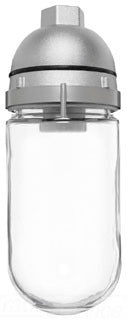 RAB VP100B Vaporproof 150W Incandescent Lamp 120V Black Color - With Soda Lime Glass, No Guard