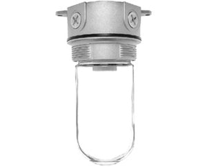 RAB VX200-3/4 Vaporproof 300W Incandescent Lamp 120V Natural Color - With Soda Lime Glass, No Guard