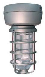 RAB VX2SN70B Vaporproof 70W High Pressure Sodium HID Lamp 120V Black Color - With Glass Globe and Die Cast Guard