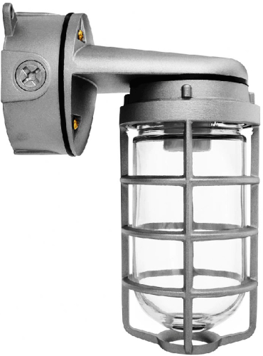RAB VXBR2S Vaporproof 200W Incandescent Lamp 120V Silver Color - No Guard, No Globe
