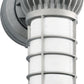 RAB VXBRLED13DG/PCS2 13W LED Vaporproof Wall Mount, 277V Swivel Photocell, 5000K (Cool), 729 Lumens, 65 CRI, Natural Finish