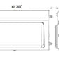 RAB W22-L-150W Field-Adjustable Wallpack, 150/125/100/75W, Selectable CCT 5000K/ 4000K/ 3000K, White