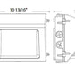 RAB W22-S-30 Field-Adjustable Wallpack, 30/25/20/15W, Selectable CCT 5000K/ 4000K/ 3000K, Bronze
