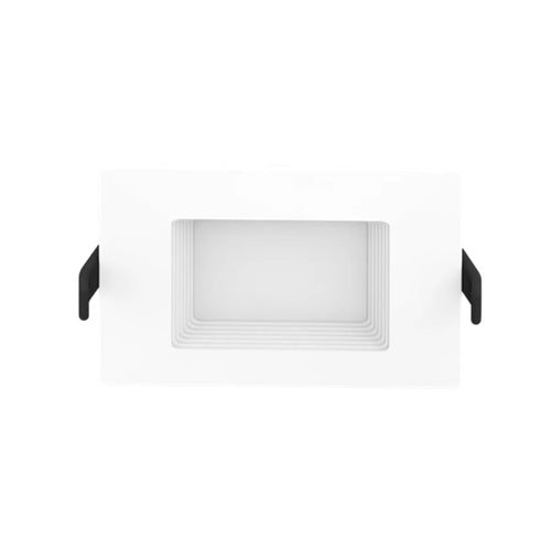 RAB WFRL4S99FA120WB 9W Recessed Edge-Lit Wafer, CCT Adjustable 2700K/3000K/3500K/4000K/5000K, TRIAC/ELV Dimming to 10%