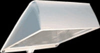 RAB WP1CORKW Wallpack Retrofit Kit White color Kits to convert WP1 wallpack to glass or cutoff Wallpacks