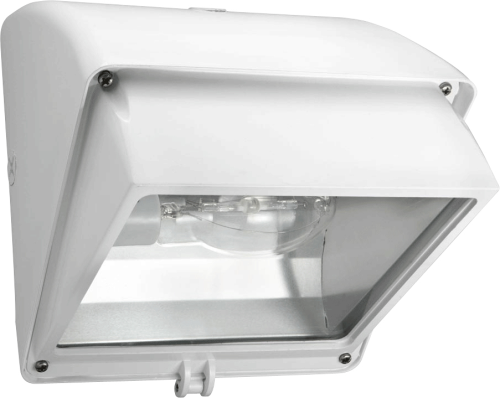 RAB WP1CSN50W/PC Wallpack Cutoff 50W High Pressure Sodium Lamp 120V White Color with Photocontrol