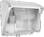 RAB WP1GF42W Wallpack Glass Lens 42W Compact Fluorescent (CFL) Lamp 120V-277V White Color