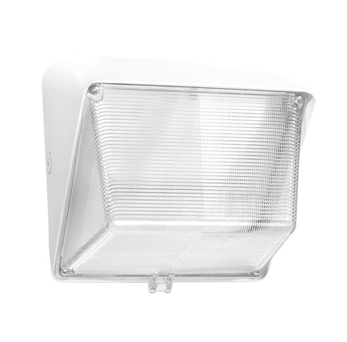 RAB WP1LED30YW/PC LED 30W WP1 Wallpack, 120V Button Photocell, 3000K (Warm), 2810 Lumens, 82 CRI, 120V, DLC Listed, White Finish