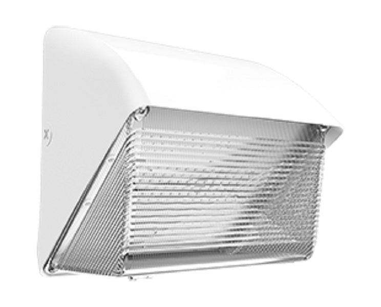 RAB WP1LED39L-730WU/MVS 26W WP1LED Wallpack, 3400 Lumens, 70 CRI, 120-277V, Microwave Sensor, White