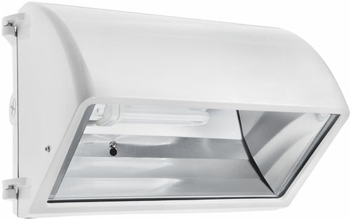 RAB WP2CSH70/QRW/PC Wallpack Cutoff 70W High Pressure Sodium Lamp 120V White Color with Photocontrol