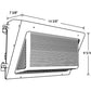 RAB Lighting WP2FA29 LED Wallpack 29W 3000K, 4000K and 5000K Color Selectable, Bronze