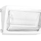 RAB WP2LED24YW/PC2 LED 24W WP2 Wallpack, 277V Button Photocell, 3000K (Warm), 2822 Lumens, 81 CRI, 208-277V, DLC Listed, White Finish