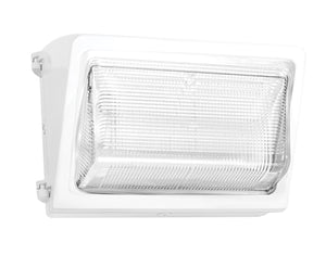 RAB WP2LED37NW/PC2 LED 37W WP2 Wallpack, 277V Button Photocell, 4000K (Neutral), 4195 Lumens, 83 CRI, 208-277V, DLC Listed, White Finish