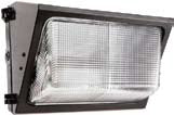 RAB WP2SN50 Wallpack Glass Lens 50W High Pressure Sodium Lamp 120V Bronze Color