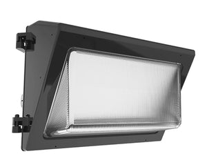 RAB WP2XFU60 LED Wallpack 60W/45W/35W Field Adjustable Light Output, 3000K, 4000K and 5000K Color Selectable, Bronze