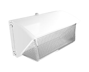 RAB WP3LED83L-730WH/PCS4 55W WP3LED Wallpack, 8300 Lumens, 70 CRI, 0-10V Dimming 480V, Swivell Photocell, White