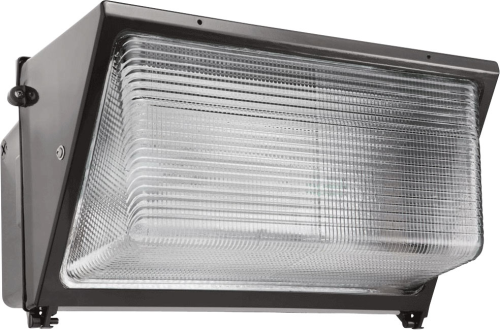 RAB WP4SC400/480 Wallpack Glass Lens 400W High Pressure Sodium Lamp 480V Bronze Color