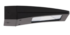 RAB WPLED10DC 10W Low Voltage Solar LED Wallpack, 5000K (Cool), No Photocell, 547 Lumens, 92 CRI, 12V-24V, Not DLC Listed, Bronze Finish