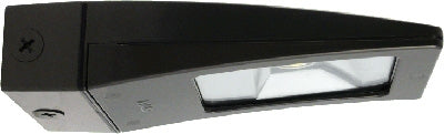 RAB WPLED13/PCS Wallpack 13W LED Lamp, White Light 120V-277V with 120V Swivel Photocontrol, Bronze Color