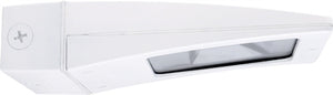 RAB WPLED13DCW 13W Low Voltage Solar LED Wallpack, 5000K (Cool), No Photocell, 1064 Lumens, 66 CRI, 12V-24V, Not DLC Listed, White Finish