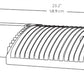 RAB WPLED3T105/480/PCT4 105W Full Cutoff LED Wallpack, Type III Light Distribution, Wall Mount, 480V Twist Lock Button Photocell, 5000K (Cool), 9112 Lumens, 65 CRI, 480V, Standard Operation, Not DLC Listed, Bronze Finish