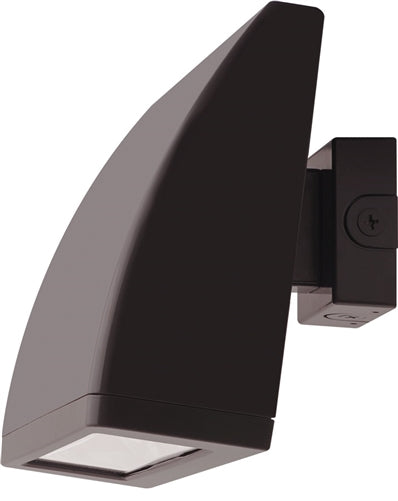 RAB WPLEDC104/PCS 104W LED Cutoff Wallpack, 5100K (Cool), 120V Swivel Photocell, 10029 Lumens, 69 CRI, 120V, Type IV Distribution, Standard Operation, DLC Listed, Bronze Finish