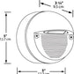 RAB WPLEDR5Y/PCS 5W Round LED Wallpack, 3000K (Warm), 120V Swivel Photocell, 133 Lumens, 88 CRI, 120V, Not DLC Listed, Bronze Finish