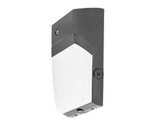 RAB WPTLED12/D10/PC2 USA 12W LED Tallpack, 5000K Color Temperature, 120-277V Photocell, Made in USA, Bronze Finish