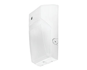 RAB WPTLED12YW/D10/PC2 12W LED Tallpack, 3000K Color Temperature, 120-277V Photocell, White Finish