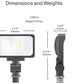 RAB X34-16L/120 15W LED Floodlight, 1735 Lumens, Knuckle Mount, 120V, 5000K Color Temperature, 80 CRI, Bronze