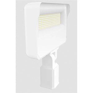 RAB X34-195LSF-830W/U 160W LED Floodlight, 24000 Lumens, 3000K Color Temperature, 80CRI, Slipfitter 120-277V, Dimming, White