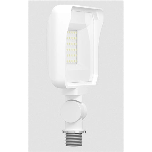 RAB X34-25L-830W/120 25W LED Floodlight, 2950 Lumens, Knuckle Mount, 120V, 3000K Color Temperature, 80 CRI, White