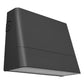 RAB Lighting SLIM22-S-60 Field Adjustable Slim LED Wallpack, 60/50/40/30W, 4418-8862 Lumens, 3000K/4000K/5000K, 80 CRI, Bronze Finish