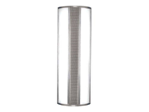Shaper 673-16-WP-L3/835-UNV-ALP 16" LED Cyclinder Wall Light, Exterior Wall Mounting, 80 CRI, 3500K, 120-277V, Aluminum Paint