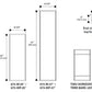 Shaper 673-16-WP-L3/835-UNV-ALP 16" LED Cyclinder Wall Light, Exterior Wall Mounting, 80 CRI, 3500K, 120-277V, Aluminum Paint