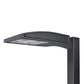 Streetworks GLAN-SA2C-740-U-T3-RAL7001-20K Galleon II LED Area Light, 16 LEDs, 2 Light Squares, Lumen Output 3, 70 CRI, 4000K, 120-277V, Type III Distribution, Standard Pole Mounting, Custom Color 7001, 20kV UL 1449 Fused Surge Protective Device