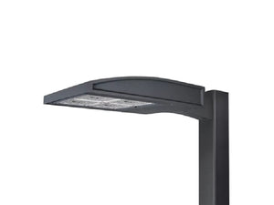 Streetworks GLAN-SA2C-740-U-T3-RAL7001-20K Galleon II LED Area Light, 16 LEDs, 2 Light Squares, Lumen Output 3, 70 CRI, 4000K, 120-277V, Type III Distribution, Standard Pole Mounting, Custom Color 7001, 20kV UL 1449 Fused Surge Protective Device