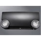 Sure Lites APELH2BK 3W LED Emergency Light, Nickel Cadmium Battery, Two 3.6V LED Heads, Black Housing