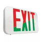 Sure Lites APX6RG LED Exit Sign Thermoplastic Housing with Selectable Red or Green Faces, AC Only, White Housing