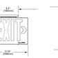 Sure Lites APXH7RG2BK All-Pro Exit, Red Green Selectable, Nickel Cadmium Battery Backup, Remote Capacity, Black Finish