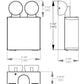 Sure Lites ATLEMINI-2H AtLite LED Emergency Light, Two Heads
