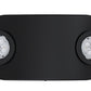 Sure Lites SEL70BKSD LED Emergency Light, 70 Ft Coverage, Black Color, Self-Diagnostics