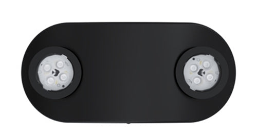 Sure Lites SEL70BKSD LED Emergency Light, 70 Ft Coverage, Black Color, Self-Diagnostics