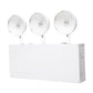 Sure Lites SELM80SD LED Emergency Light, Metal Housing, 80 Feet Spacing, Adjustable Optic with Self Diagnostics