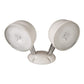 Sure Lites SRM50DGY Remode LED Emergency Light, Aluminum, 50 Feet Coverage, Double Heads, Grey